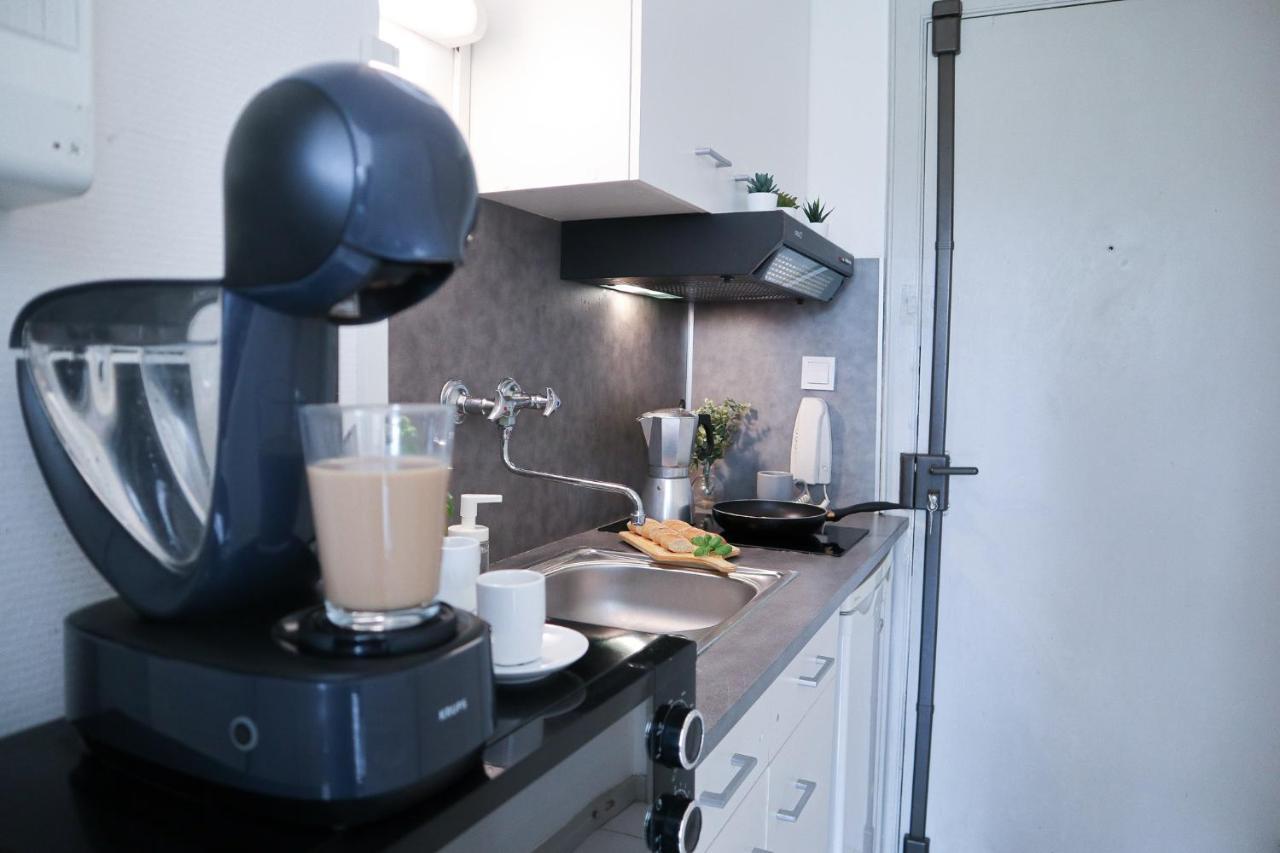 Studio Le Cafe Gourmand - Proche Gare - Coin Tranquille Miluza Zewnętrze zdjęcie